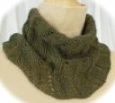  Qiviut Neck Muff worn as a loose cowl style 