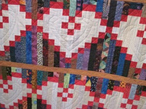 The blue-ribbon-winner original quilt design by Carolyn Bailey