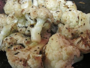 Cauliflower with Ginger, Garlic, and Green Chiles
