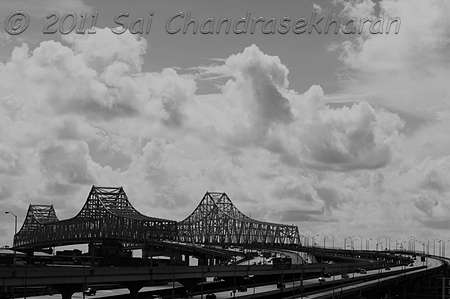 Mississippi River Bridge - 2 by Sai Chandrasekharan