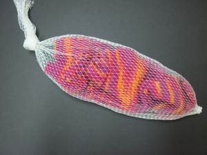 Mesh bag used as a sock sorter in the wash