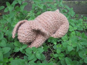 Chocolate Knitted Bunny